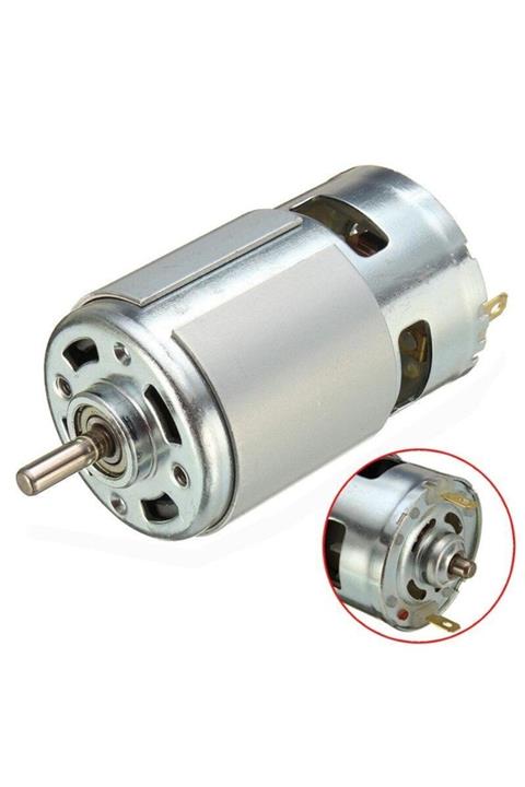 CNL Rs775 Dc Motor Rulmanlı 12-36 Volt 12000 Rpm Şarjlı Matkap