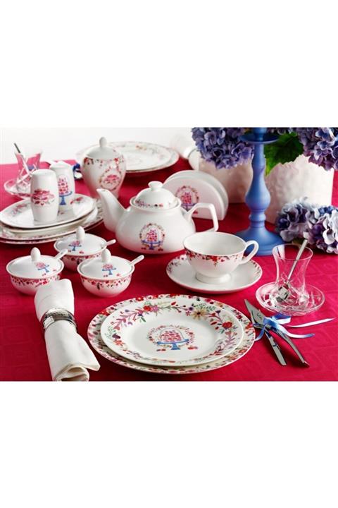 Pierre Cardin Macaron 49 Parça Kahvaltı Takımı