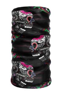 eTaktik Debuff Collar Skull Colored Bayan Sporcu Saç Bandı Buff Bandana