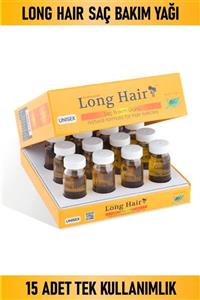 RC COSMETİCS Long Hair 11 Dökülme Karşıtı- Hızlı Uzamaya Yardımcı Saç Bakım Yağı 15 Adet Tek Kullanımlık Tüp