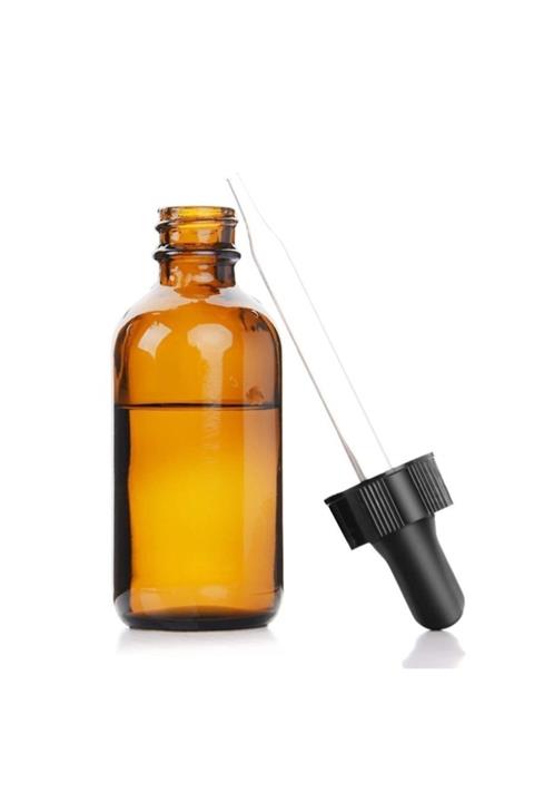 Aromel Amber Cam Şişe 100 Ml Cam Damlalıklı 10 Adet