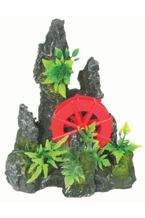 Chicos Dekor Değirmenli Bitkili Kaya 13x9,5x15 Cm