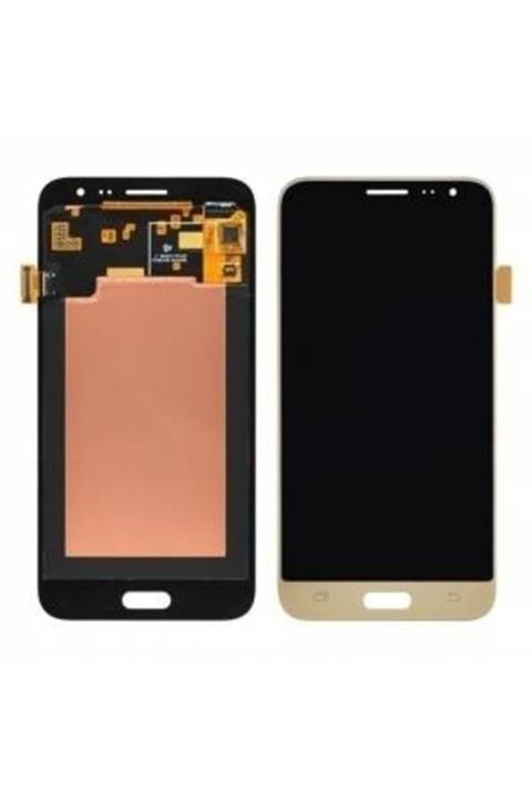 Samsung Galaxy J3 J320 2016 Lcd Ekran Oled Gold