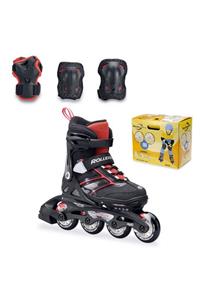 Rollerblade Spitfire Combo Ayarlanır Profesyonel Tekerlekli Çocuk Pateni Koruma Seti