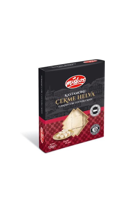 MİSKOS HELVA Sade Çekme Helva 120gr 12 Adet