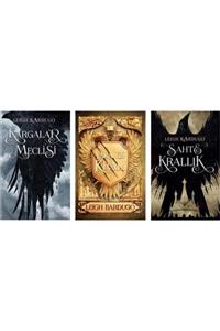 Martı Yayınları Leigh Bardugo 3 Kitap Ciltli Set - Kargalar Meclisi - Yara Izi Kralı - Sahte Krallık