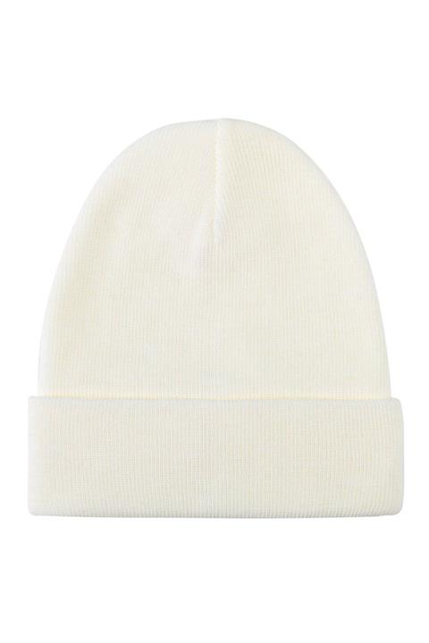 tuplepie Basic Bere Triko Şapka Sonbahar Kışlık Beyaz Unisex