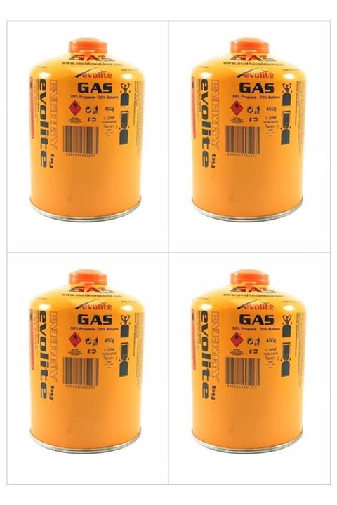 Sportlife Evolite Butane Propane Vidalı 450 Gr. Ocak Kartuşu 4'lü Set