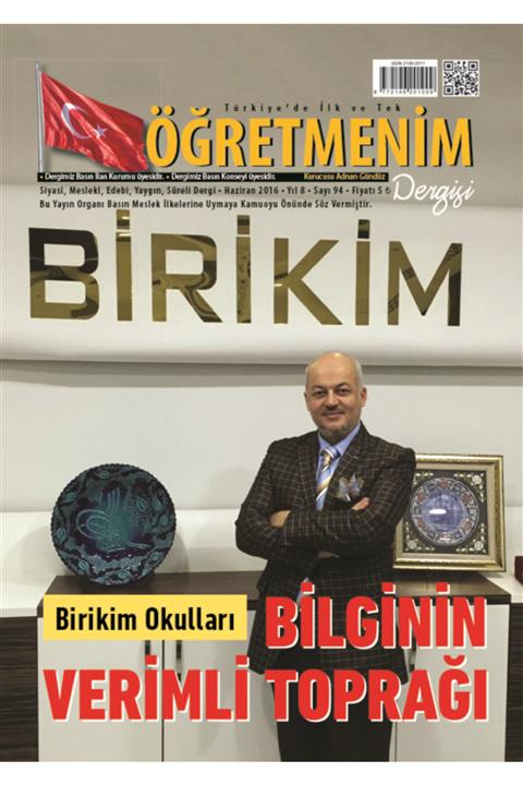 Öğretmenim Dergisi Yayınları Öğretmenim Dergisi Sayı 94