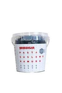 ŞEKER & SUGAR Şeker Sugar Şeker Hamuru Pasta Süsleme Hamuru 500 Gr Siyah 575689474643