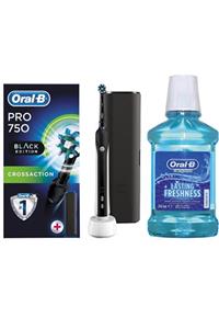 OralB Pro 750 Şarj Edilebilir Diş Fırçası Ağız Bakım Suyu 250 ml