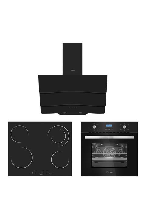 Ferre Black Vitro Fiore Ankastre  Set