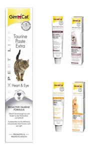 Gimcat Taurine 50gr + Anti-hairball Malt Paste 20gr + Multi Vitamin Paste 20gr Kedi Macunları