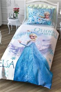 Lisanslı Dısney Frozen Çek Canlandır Nevresim Takımı  Tek Kişilik