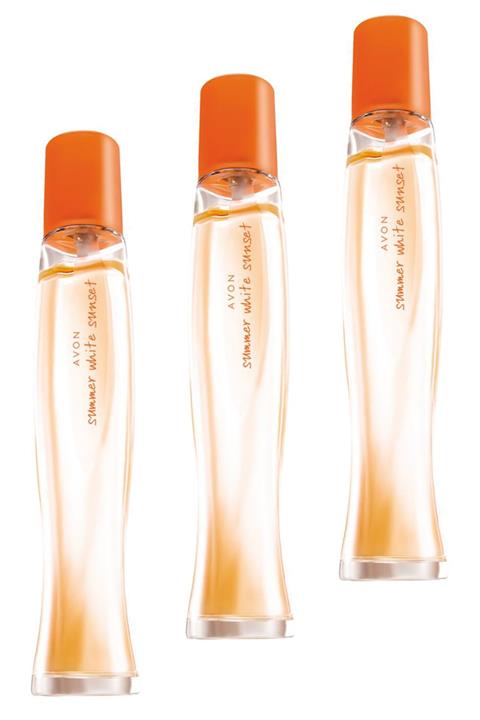 AVON Summer White Sunset Kadın Parfüm Edt 50 ml  Üçlü Set