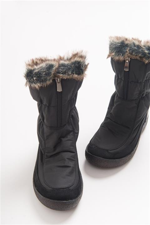 LuviShoes 13104 Siyah Kadın Bot