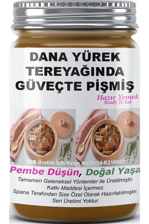 SPANA Dana Yürek Tereyağında Güveçte Pişmiş Ev Yapımı Katkısız 330gr