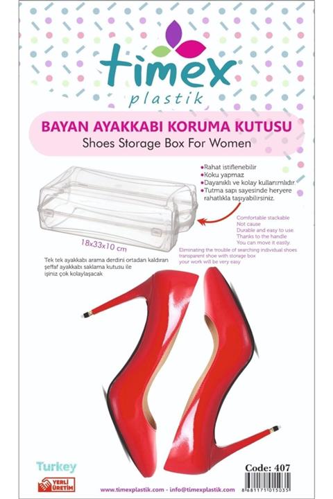 Timex Bayan Ayakkabı Saklama Kutusu 12'li Set