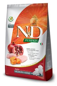 N&D Nd Tahılsız Balkabaklı Tavuk Narlı Orta Büyük Irk Yavru Köpek Maması - 2,5 Kg