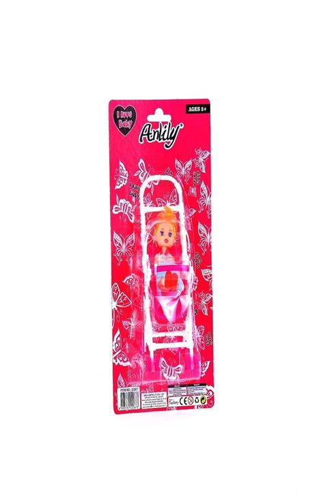 OYDAS Oyuncak Kartela Küçük Pusetli Anlily Bebek