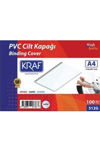 KRAF Cilt Kapağı A4 160 Mic. 100 Lü Şeffaf 512g