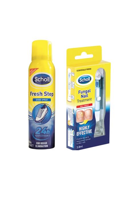 Scholl Tırnak Mantarı Giderici Kit 3,8 Ml + Koku Giderici Ve Terleme Önleyici Ayakkabı Bakım Spreyi 150 Ml