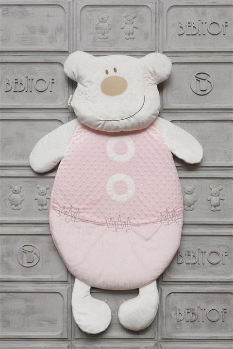 Bebitof Pembe Tombik Ayıcık Figürlü Alt Açma Minderi