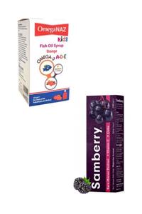 OMG Balık Yağı 150 Ml-naz-portakallı Ve Samberry Kara Mürver Ekstresi + Vitamin + Çinko 150 Ml