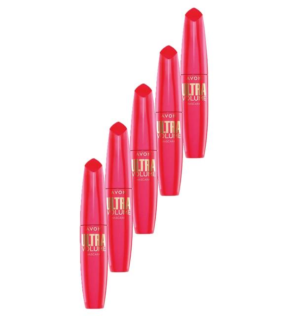AVON True Colour Ultra Volume Lash Magnify Maskara Beşli Set