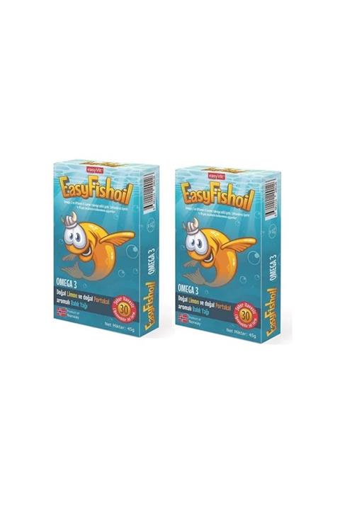 Easy Fishoil Easy Fish Oil 30 Jel Tablet X2 Adet