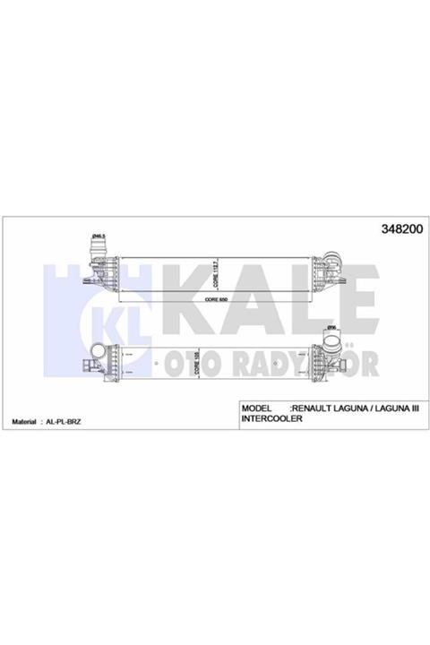 ÖZGÜÇYEDEK Turbo Radyatoru Laguna Iıı