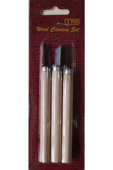 Filo Yapı Art Desing Ahşap Oyma Iskarpela Seti 3 Parça