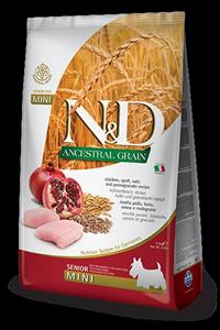 N&D Ancestral Graın Senıor Tavuk, K.buğday&nar Adult Mını 2,5kg