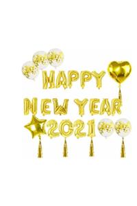 Happyland Yılbaşı Happy New Year Gold Balon Seti