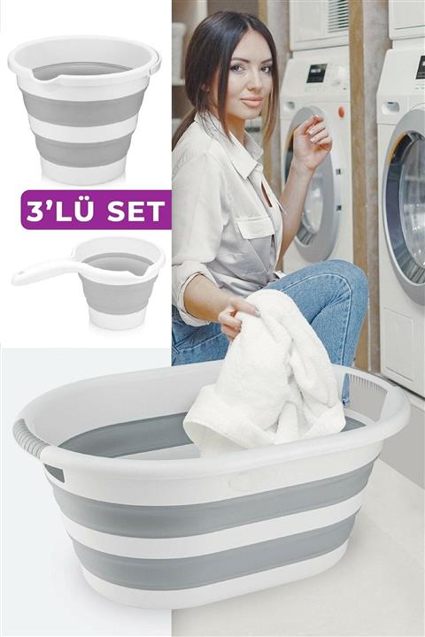 intekhome Pratik Katlanabilir Mega 3'lü Set