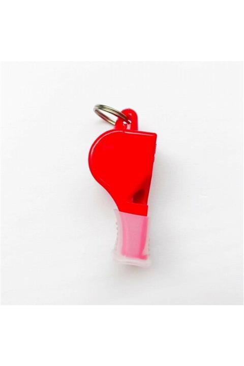 BAL10 DÜNYASI Kırmızı Plastik Düdük (3 Adet)