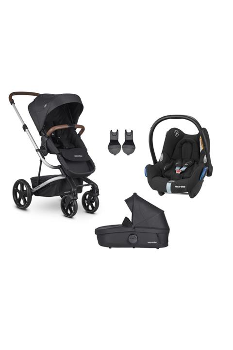 Easywalker Harvey3 Premium Bebek Arabası Üçlü Set Jet Black