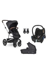 Easywalker Harvey3 Premium Bebek Arabası Üçlü Set Jet Black