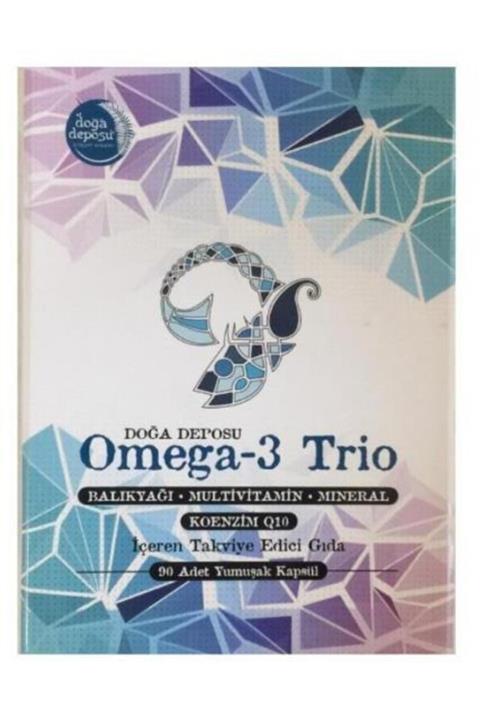 Sahe Omega-3 Trio Balık Yağı Multivitamin Koenzim Içerikli 90 Kapsül