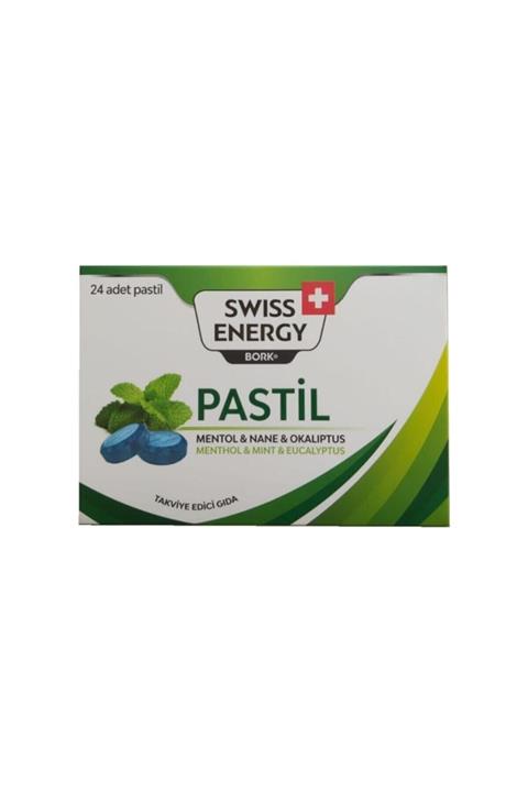 SWISS Bork Mentol & Nane & Okaliptus Pastil 24 Adet