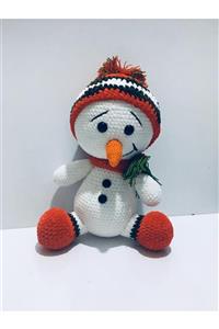 OYUNCAKPARK Mutlu Kardan Adam Amigurumi Organik Oyuncak