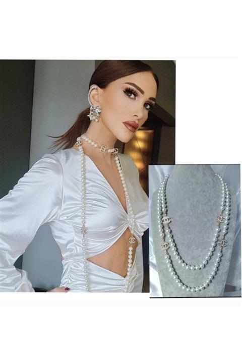 HATCOS ACCESSORİES Inci Uzun Kolye