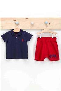 U.S. Polo Assn. Erkek Bebek Dik Yaka T-shirt Takım