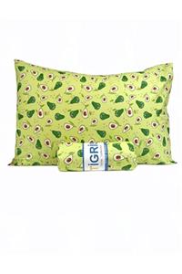 Tigris home textile Avokado Desenli Tek Kişilik Lastikli Çarşaf %100 Cotton