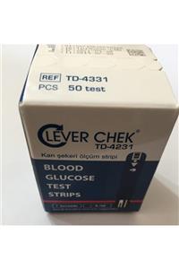 CLEVER CHEK Seker Ölçüm Stribi 50 Lik X2 = 100 Adet + 100 Lancet