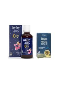Baybay Night Damla 50 ml -melisa İçeren Takviye Edici Gıda +Çocuklar İçin Ocean Balık Yağı 500mg 60 Kapsül