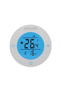 Mars S15 Kablosuz Dijital Oda Termostatı Yüksek Hassasiyetli Beyaz