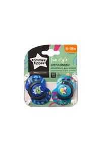 tommee tippee Fun Style Ortodontik Emzik 2'li 6-18 Ay