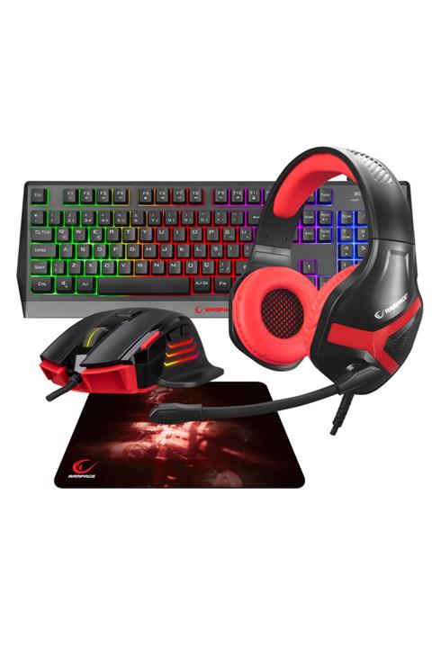 Rampage Dragon Siyah Usb Gaming Led Keyboard Multimedia + Headset + Mouse + Mousepad