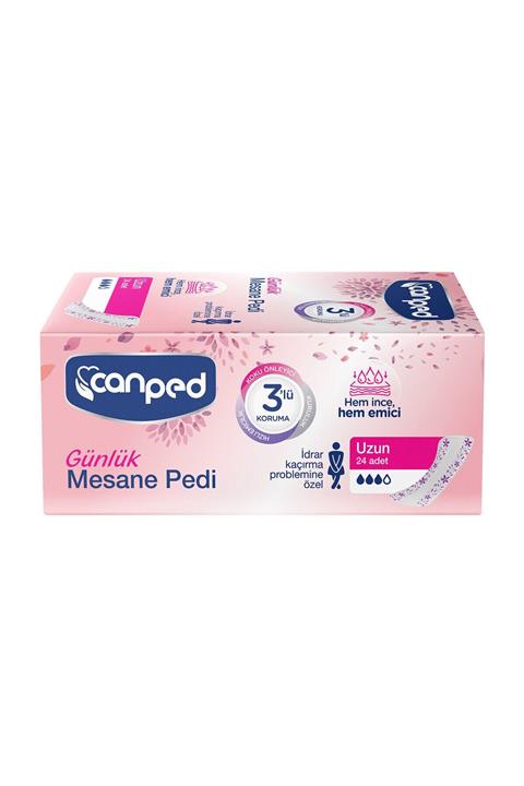 Canped Günlük Mesane Pedi Uzun İç Adet 24'lü Tekli Paket
